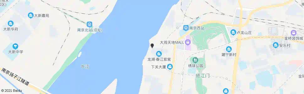南京江边路建宁路_公交站地图_南京公交_妙搜公交查询2025