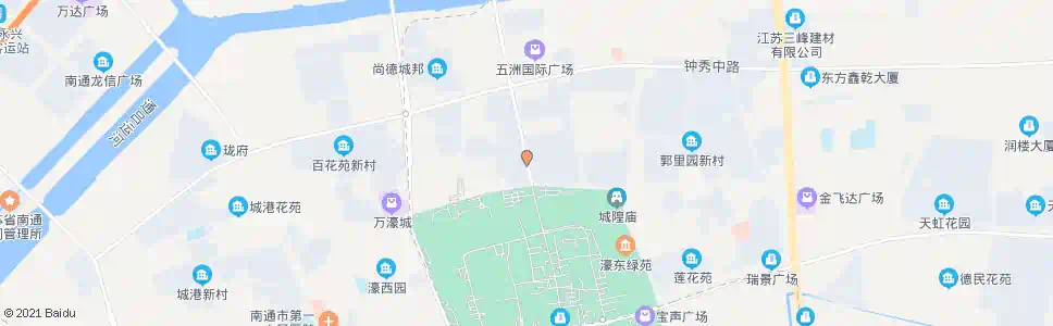南通北濠东村_公交站地图_南通公交_妙搜公交查询2025