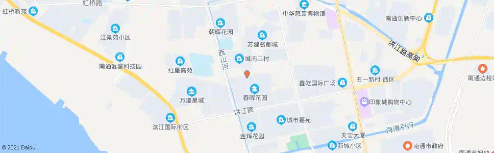 南通春晖花园北门_公交站地图_南通公交_妙搜公交查询2025