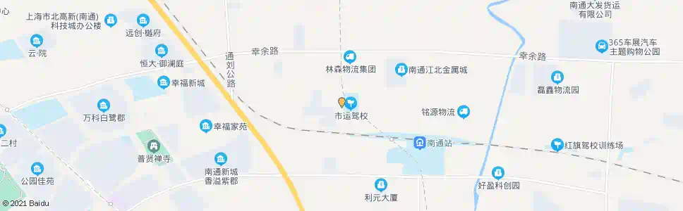 南通市运驾校_公交站地图_南通公交_妙搜公交查询2025
