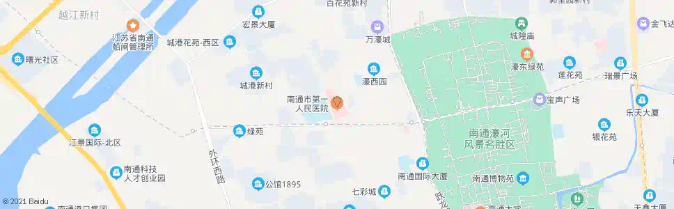 南通第一人民医院_公交站地图_南通公交_妙搜公交查询2025