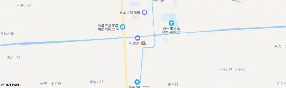 南通三余港务公司_公交站地图_南通公交_妙搜公交查询2025