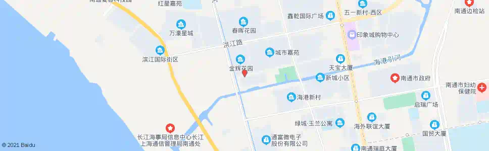 南通金辉花园南_公交站地图_南通公交_妙搜公交查询2025