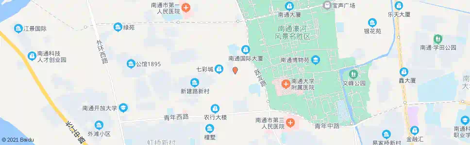 南通更俗剧院_公交站地图_南通公交_妙搜公交查询2025