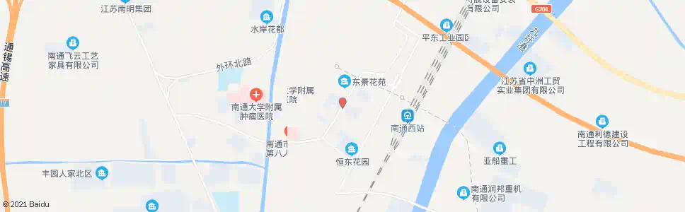南通五平路腾通路口_公交站地图_南通公交_妙搜公交查询2025