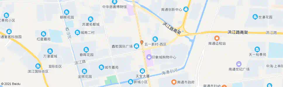南通开发区地税局_公交站地图_南通公交_妙搜公交查询2025