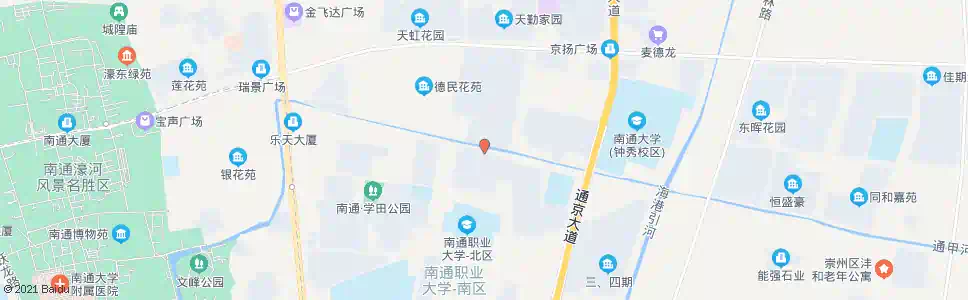 南通学田东苑康平医院_公交站地图_南通公交_妙搜公交查询2025