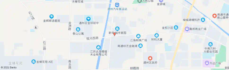 南通银河桥_公交站地图_南通公交_妙搜公交查询2025