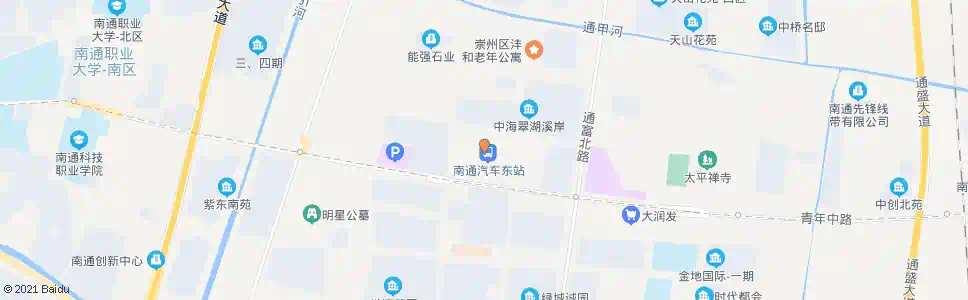 南通东站公交回车场_公交站地图_南通公交_妙搜公交查询2025