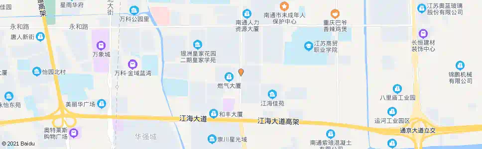 南通鸿运装饰城_公交站地图_南通公交_妙搜公交查询2025