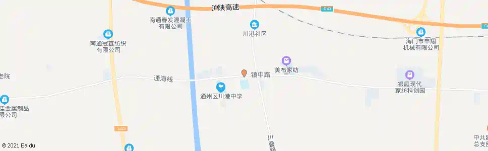 南通川港派出所_公交站地图_南通公交_妙搜公交查询2025