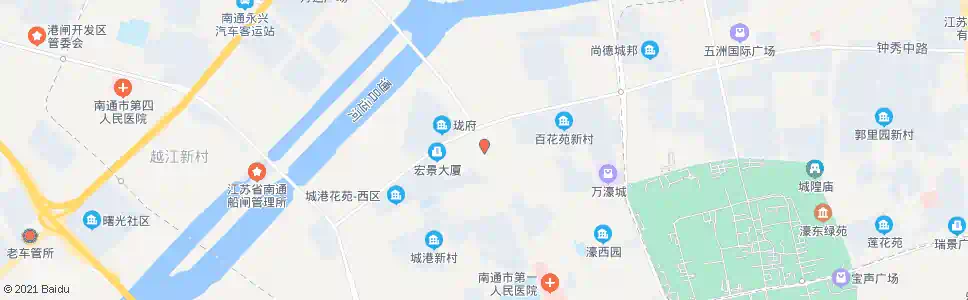南通孩儿巷钟秀路南_公交站地图_南通公交_妙搜公交查询2025