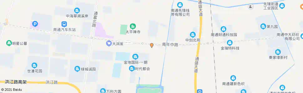 南通金地国际_公交站地图_南通公交_妙搜公交查询2025