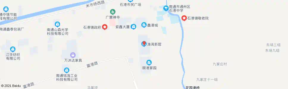 南通渔湾居_公交站地图_南通公交_妙搜公交查询2025