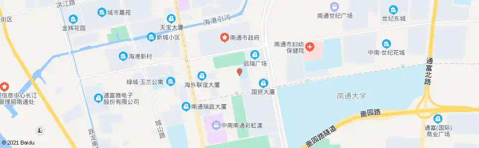 南通市图书馆_公交站地图_南通公交_妙搜公交查询2025