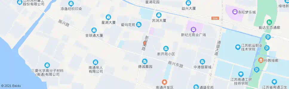 南通振兴花苑_公交站地图_南通公交_妙搜公交查询2025