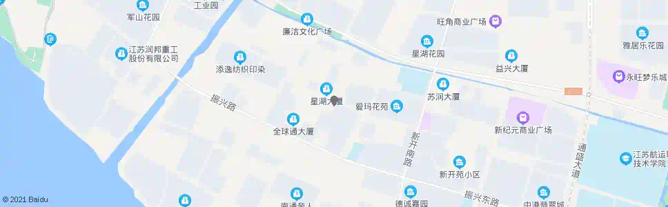 南通开发区自来水公司_公交站地图_南通公交_妙搜公交查询2025