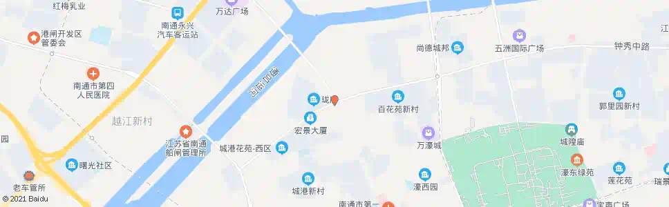 南通百花桥_公交站地图_南通公交_妙搜公交查询2025