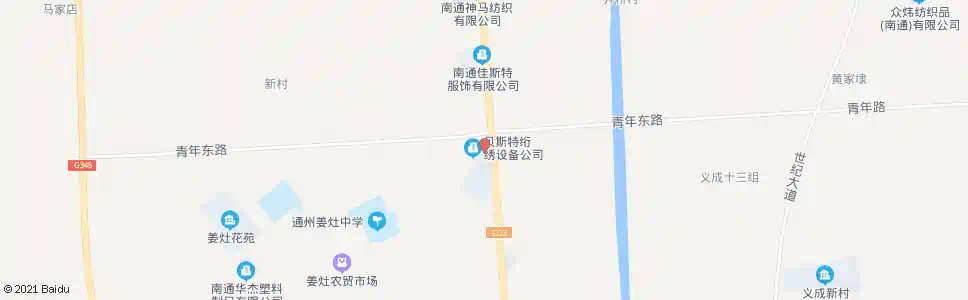 南通姜灶路口_公交站地图_南通公交_妙搜公交查询2025