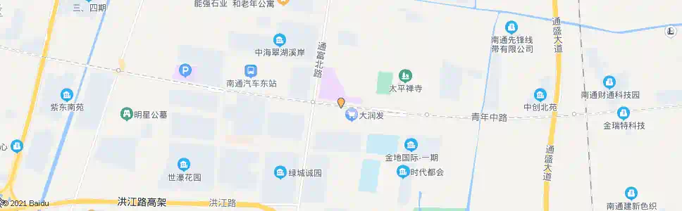 南通国城生活广场_公交站地图_南通公交_妙搜公交查询2025