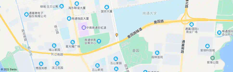 南通七星花园东_公交站地图_南通公交_妙搜公交查询2025