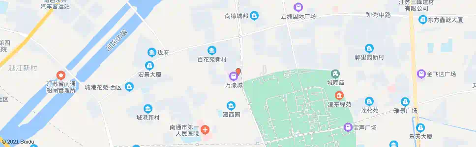 南通邦豪时尚广场_公交站地图_南通公交_妙搜公交查询2025