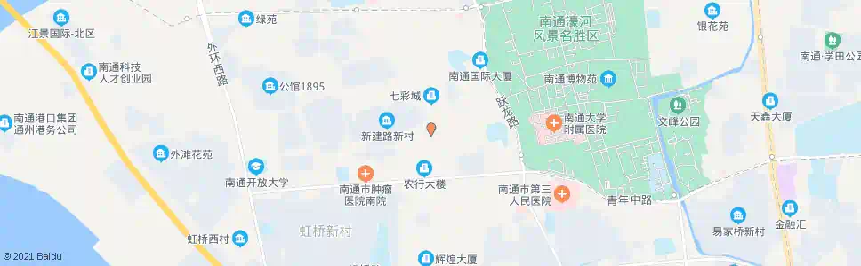 南通姚港路新建路口_公交站地图_南通公交_妙搜公交查询2025