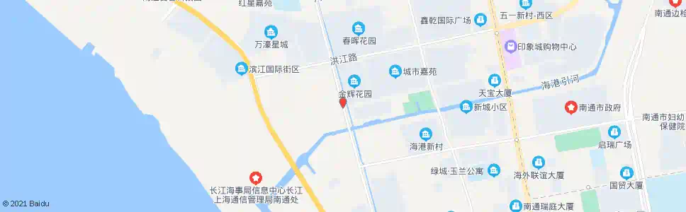 南通金辉花园西_公交站地图_南通公交_妙搜公交查询2025