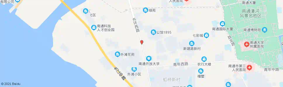 南通外环西路任港路南_公交站地图_南通公交_妙搜公交查询2025