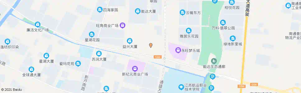 南通能达商务区_公交站地图_南通公交_妙搜公交查询2025