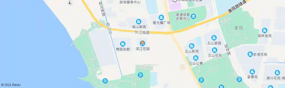 南通滨江花园_公交站地图_南通公交_妙搜公交查询2025