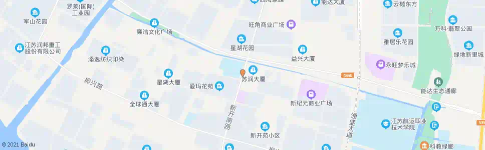 南通星湖101_公交站地图_南通公交_妙搜公交查询2025