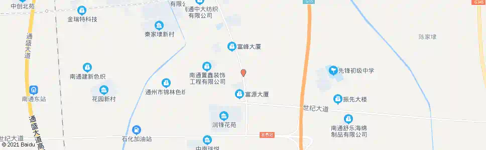 南通富锋路正锋路口_公交站地图_南通公交_妙搜公交查询2025