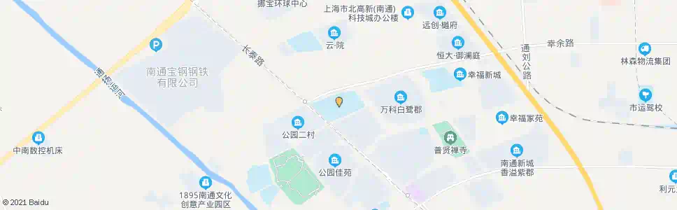 南通市二中_公交站地图_南通公交_妙搜公交查询2025