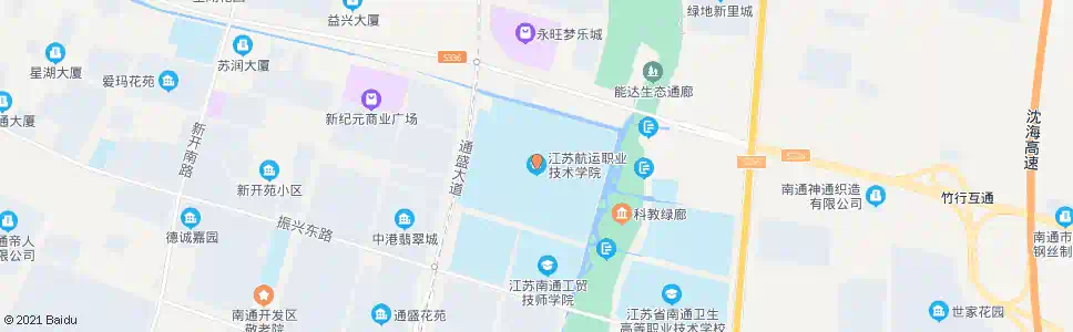南通航运学院_公交站地图_南通公交_妙搜公交查询2025