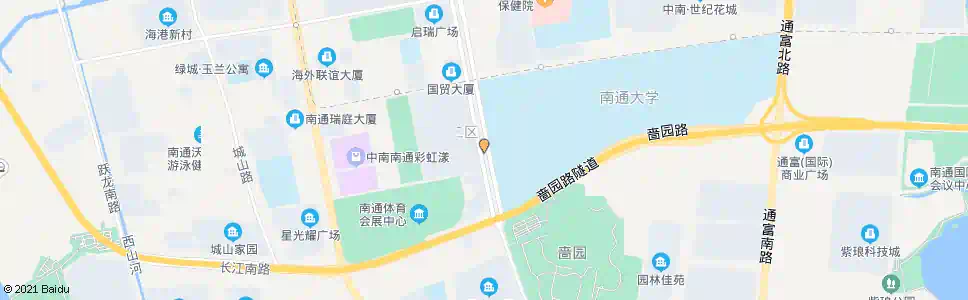南通南通大学西_公交站地图_南通公交_妙搜公交查询2025