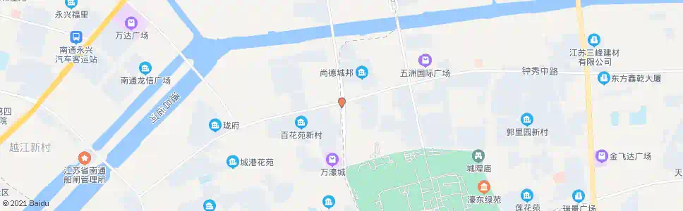 南通人民路濠西路西_公交站地图_南通公交_妙搜公交查询2025