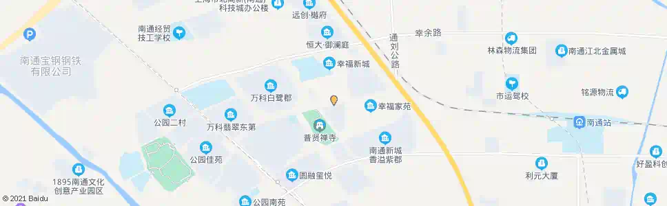 南通科技城幸福新城_公交站地图_南通公交_妙搜公交查询2025