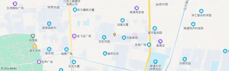 南通五一路公交停车场_公交站地图_南通公交_妙搜公交查询2025