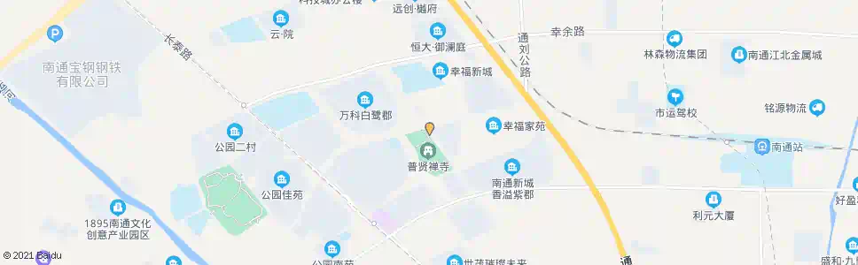 南通启秀市北学校幸福新城_公交站地图_南通公交_妙搜公交查询2025