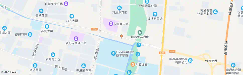 南通航院丽馨实业_公交站地图_南通公交_妙搜公交查询2025