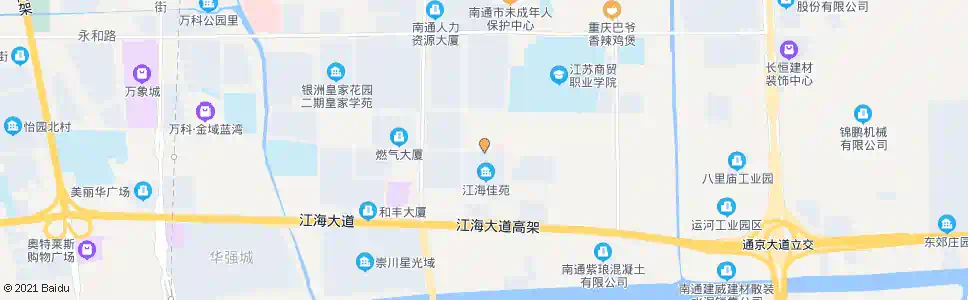南通永怡路江通路西_公交站地图_南通公交_妙搜公交查询2025
