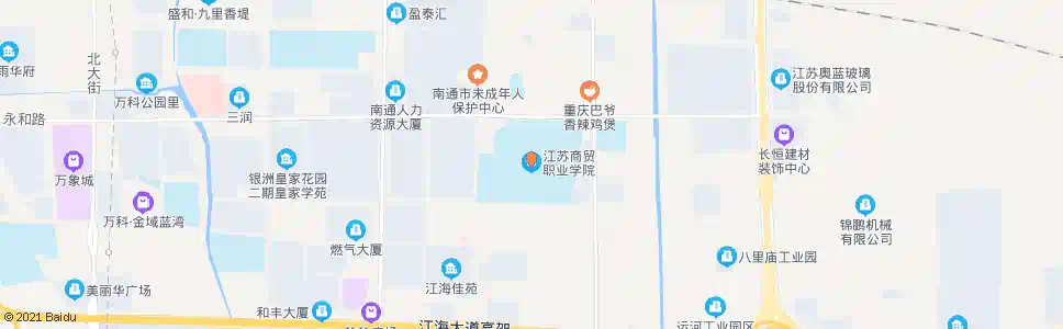 南通江苏商贸学院_公交站地图_南通公交_妙搜公交查询2025