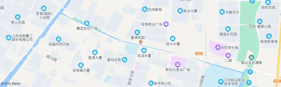 南通星湖101北_公交站地图_南通公交_妙搜公交查询2025