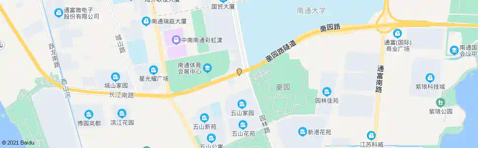 南通啬园路工农路东_公交站地图_南通公交_妙搜公交查询2025