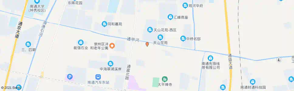 南通观音山西_公交站地图_南通公交_妙搜公交查询2025