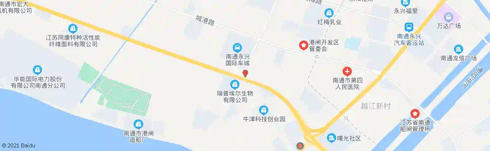 南通长江路永兴路口_公交站地图_南通公交_妙搜公交查询2025
