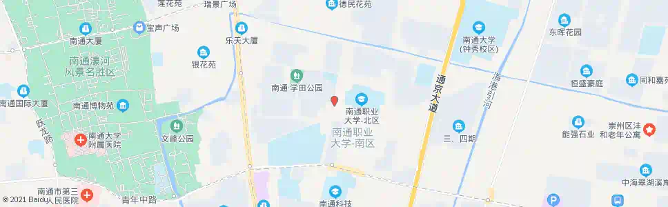 南通五一路教育路北_公交站地图_南通公交_妙搜公交查询2025