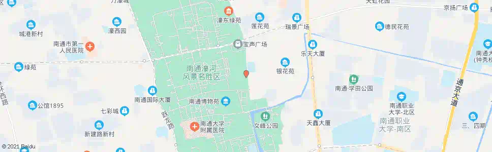 南通梅庵书苑_公交站地图_南通公交_妙搜公交查询2025