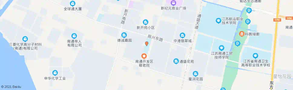 南通开发区实验小学_公交站地图_南通公交_妙搜公交查询2025